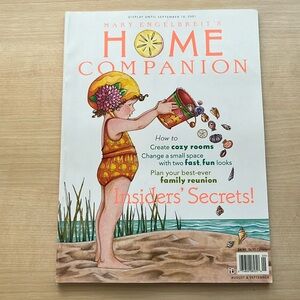 Mary Engelbreit Home Companion Magazine & Ann Estelle Paper Doll Aug/Sept 2001